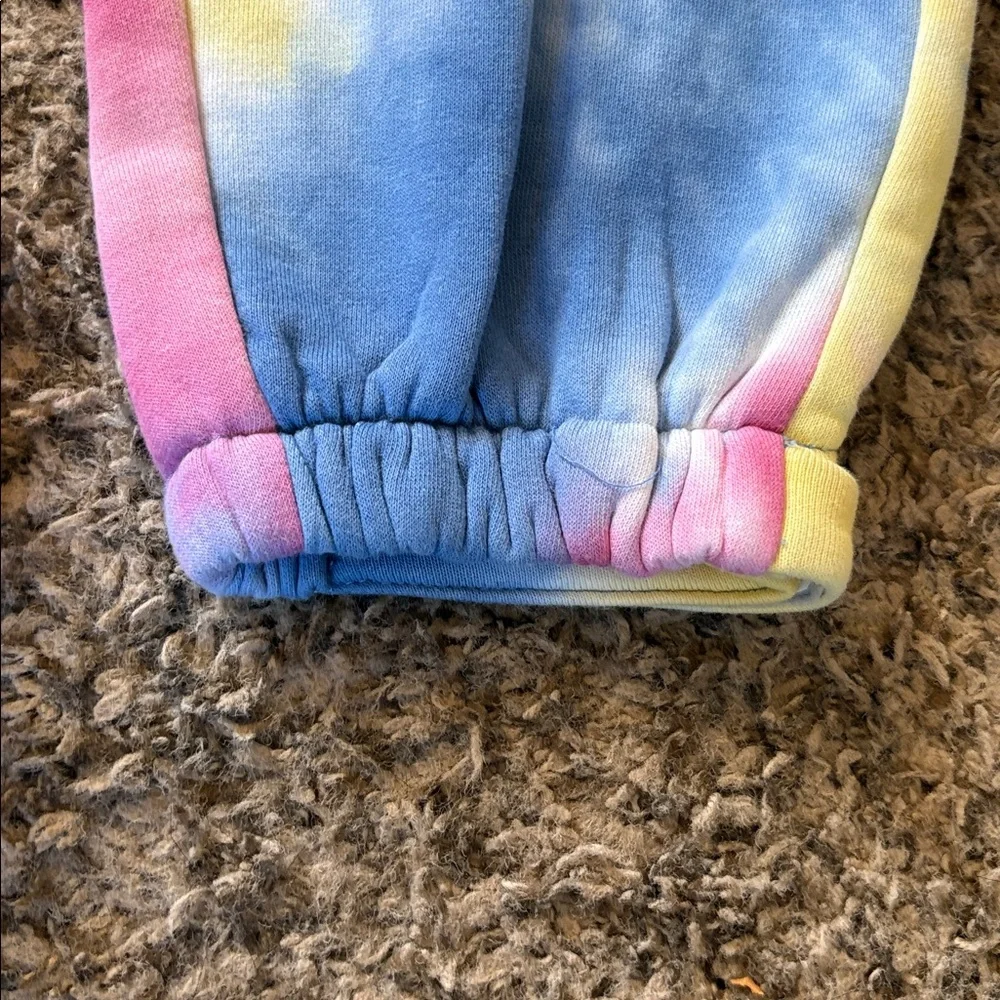 Vitality Fleece Tie Dye “Be The Change” Joggers size S - Picture 2 of 7